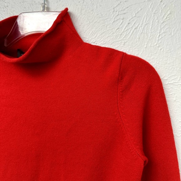NWT French Connection Red  Roll Neck Jumper Sweater - Picture 5 of 9